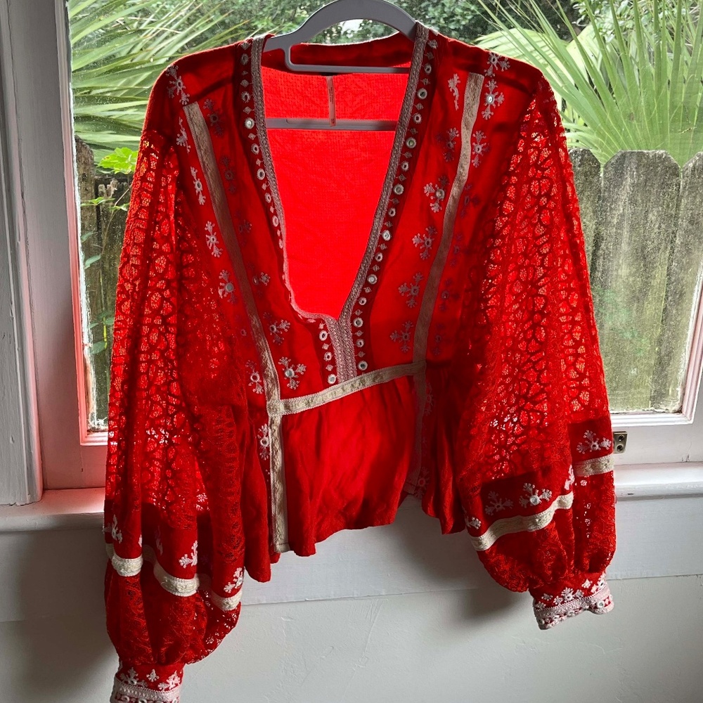 Free People Boogie All Night Top